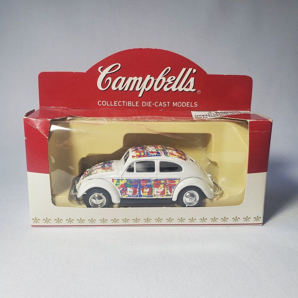 Volkswagen Beetle Campbell's Collection Die-Cast Vintage Toy Car New in Box